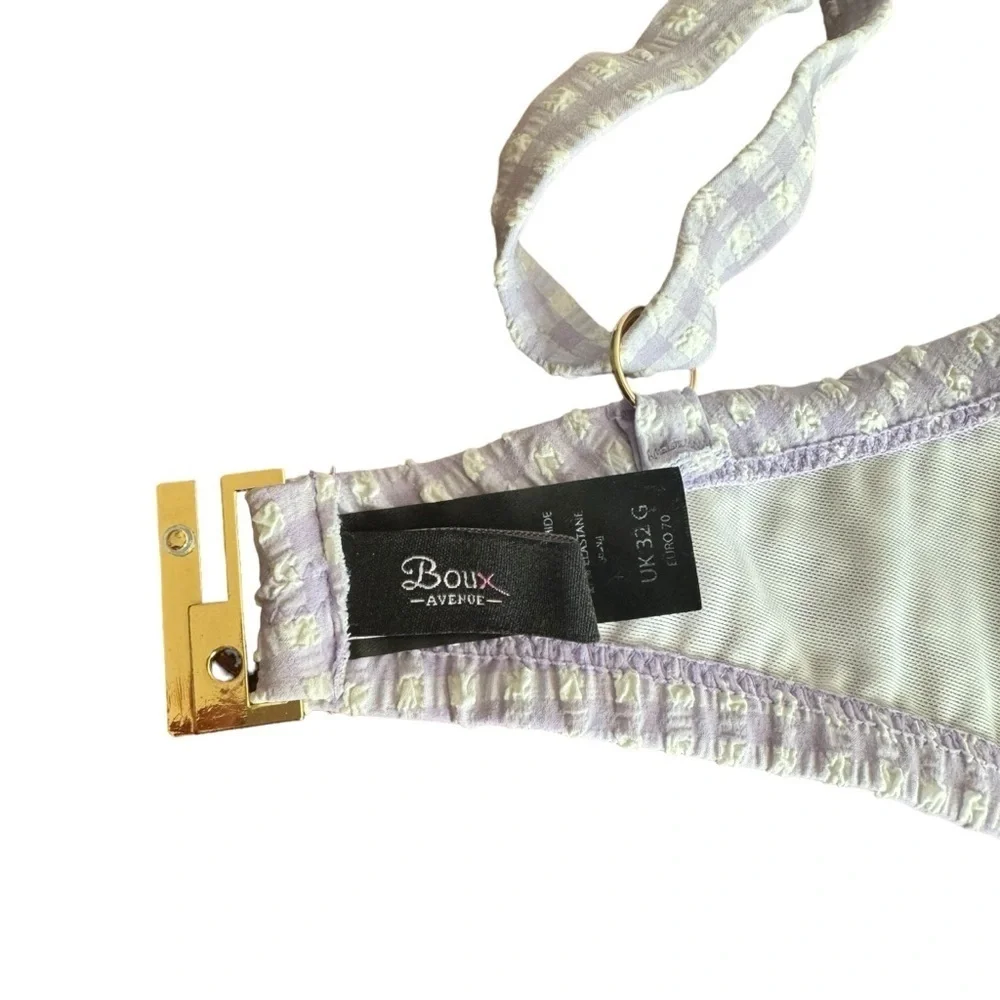 Boux Avenue gingham bikini set 2 pc. TOP 32 I / BOTTOM S